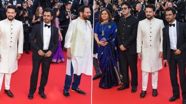 Cannes 2022: Nawazuddin Siddiqui Walks The 75th Film Festival’s Red Carpet With Union Minister Anurag Thakur, Shekhar Kapur, Ricky Kej, Prasoon Joshi (View Pics)